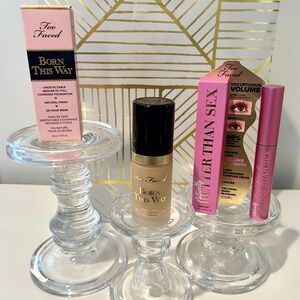 ✨Too Faced Natural Glam Set | Better Than Sex Mascara + Born This Way Foundation